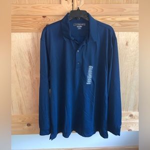 Greg Norman NWT blue “Play-dry” shirt size XL
